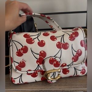 COACH Cherry Print Soft Tabby Yr 2022 Preloved 🍒♥️
